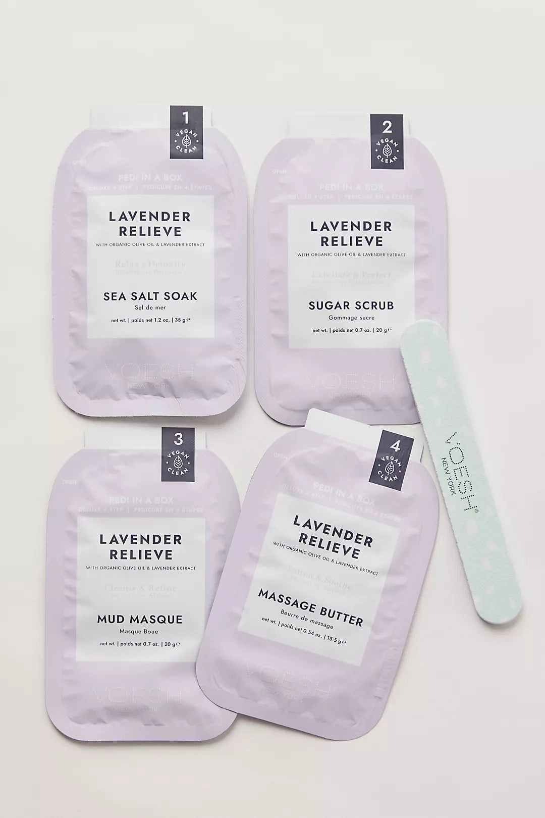 Pedi Moments DIY Pedicure In A Box- Lavender Relieve