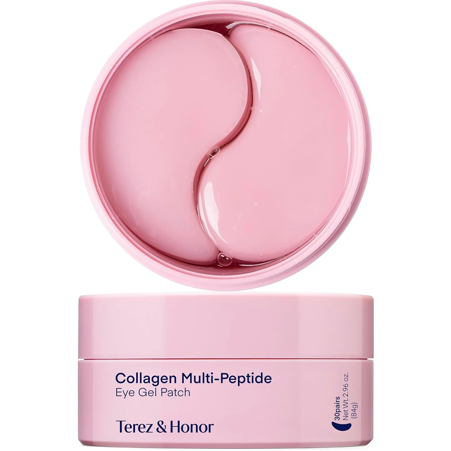 Peptide Collagen Under Eye Patches: Hydrogel Mask for Puffy Eyes Dark Circles Wrinkles Undereye Bags Fine Lines & Smile Lines - Korean Skin Care Deep Hydrating & Firming Eye Treatment, 30 Pairs