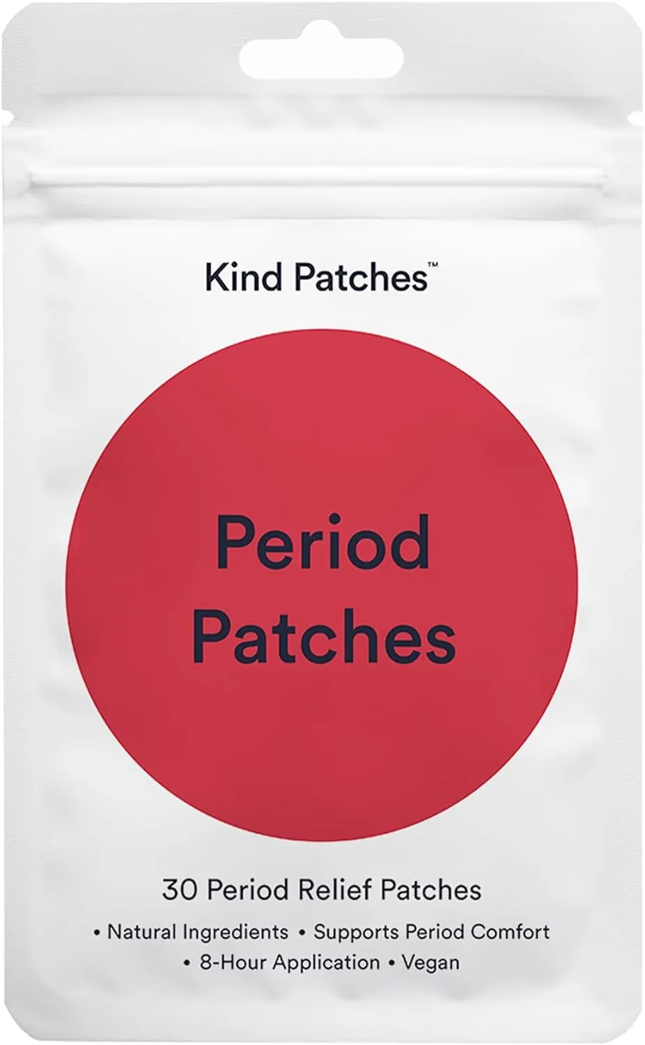 Period Patches - Period Relief Iron Patches with Menthol, Camphor and Chamomile - Menstrual Relief with Lavender Essential Oil - 30 Count