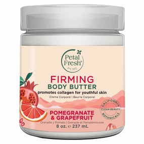 Petal Fresh Restoring Honey Coconut and Pure Firming Pomegranate Grapefruit Body Butters Bundle - Intense Hydration and Skin Firming, 8 oz Jars