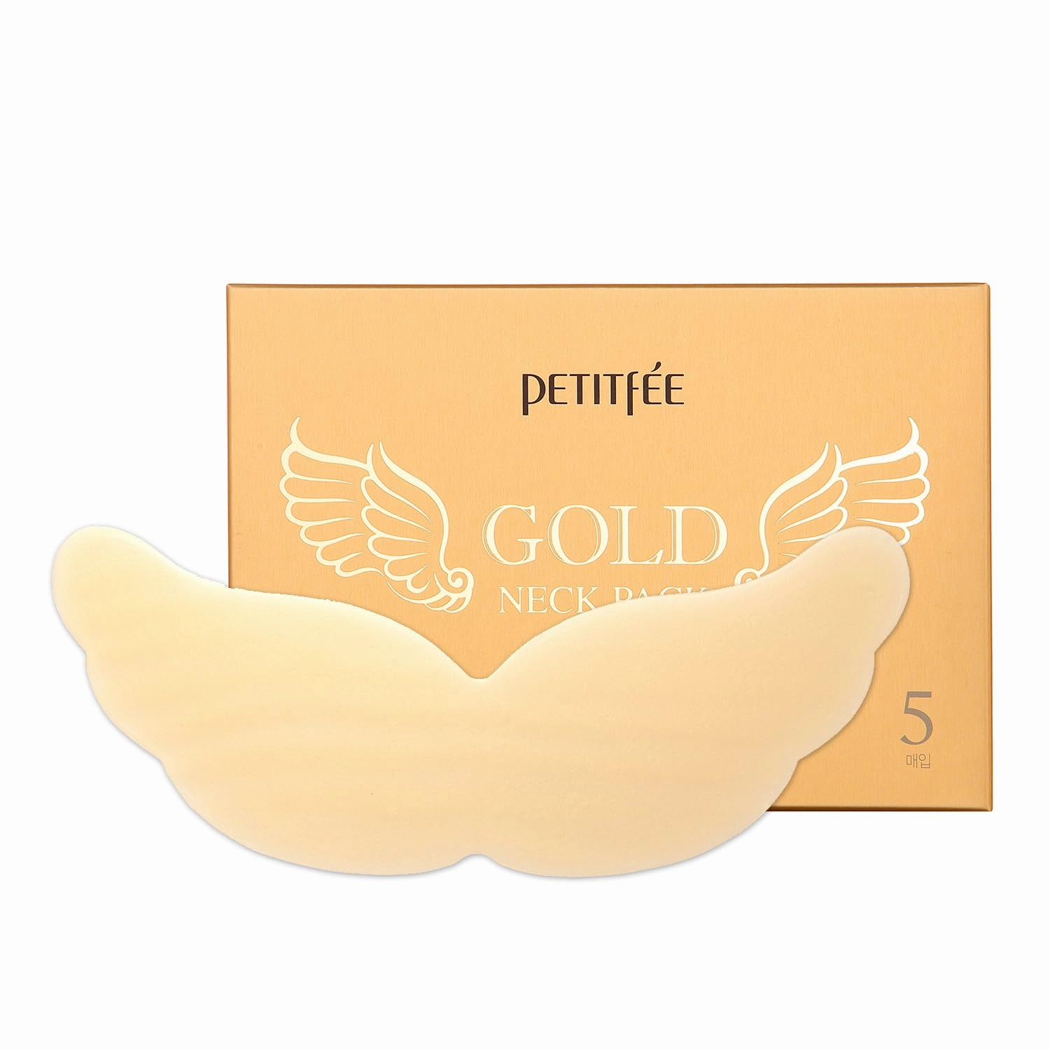 Petitfee Gold Neck pack for firming & silky smooth neck 5ea