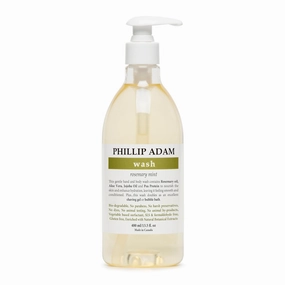 Phillip Adam Rosemary Mint Hand and Body Wash - All Natural Based, Gentle and Hydrating - For All Skin Types - 13.5 Ounce