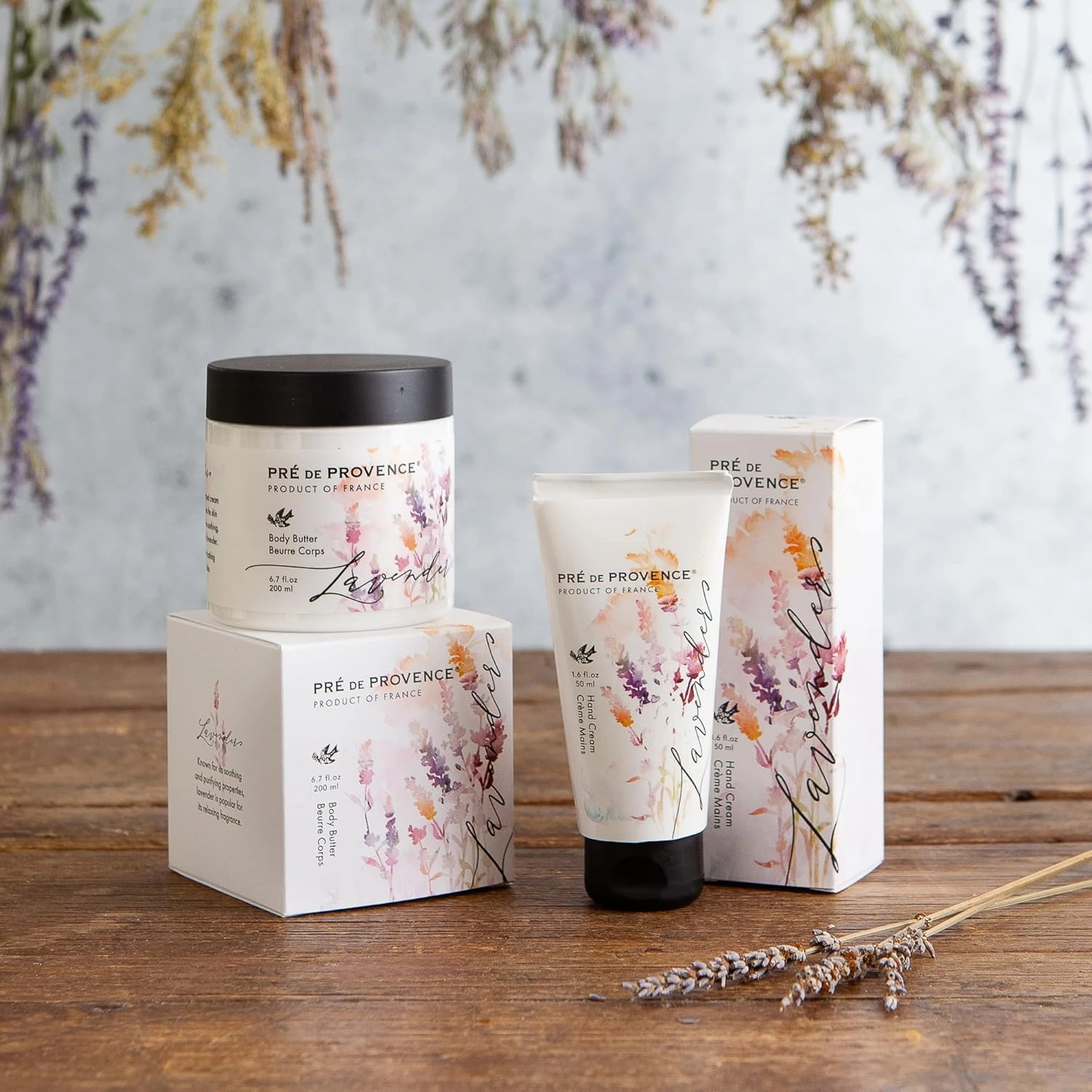Pre de Provence Provincial Collection Lavender Oil Infused, Luxurious & Soothing, Body Butter Souffle, 6.7 Fl Oz