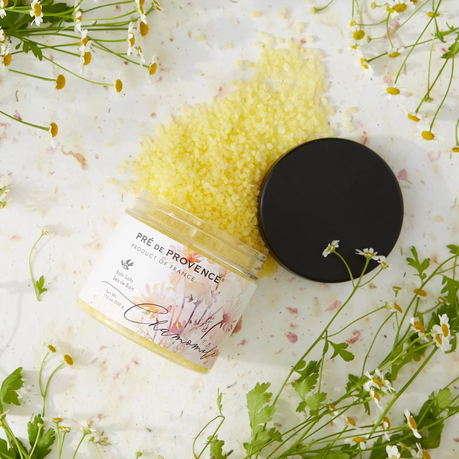 Pre de Provence Provincial Collection Luxurious & Soothing, Bath Salts, 500 Grams, Chamomile