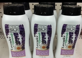 pro silk body lavender chamomile hydrating body wash