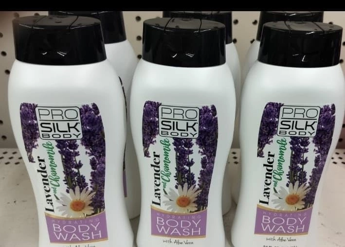 pro silk body lavender chamomile hydrating body wash