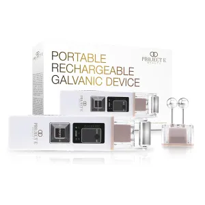 Project E Beauty Portable Rechargeable Galvanic Device | Skin Care Reduce Wrinkles Skin Tightening Firming Fine Lines Desincrustation Deep Pore Cleansing Rejuvenation Device