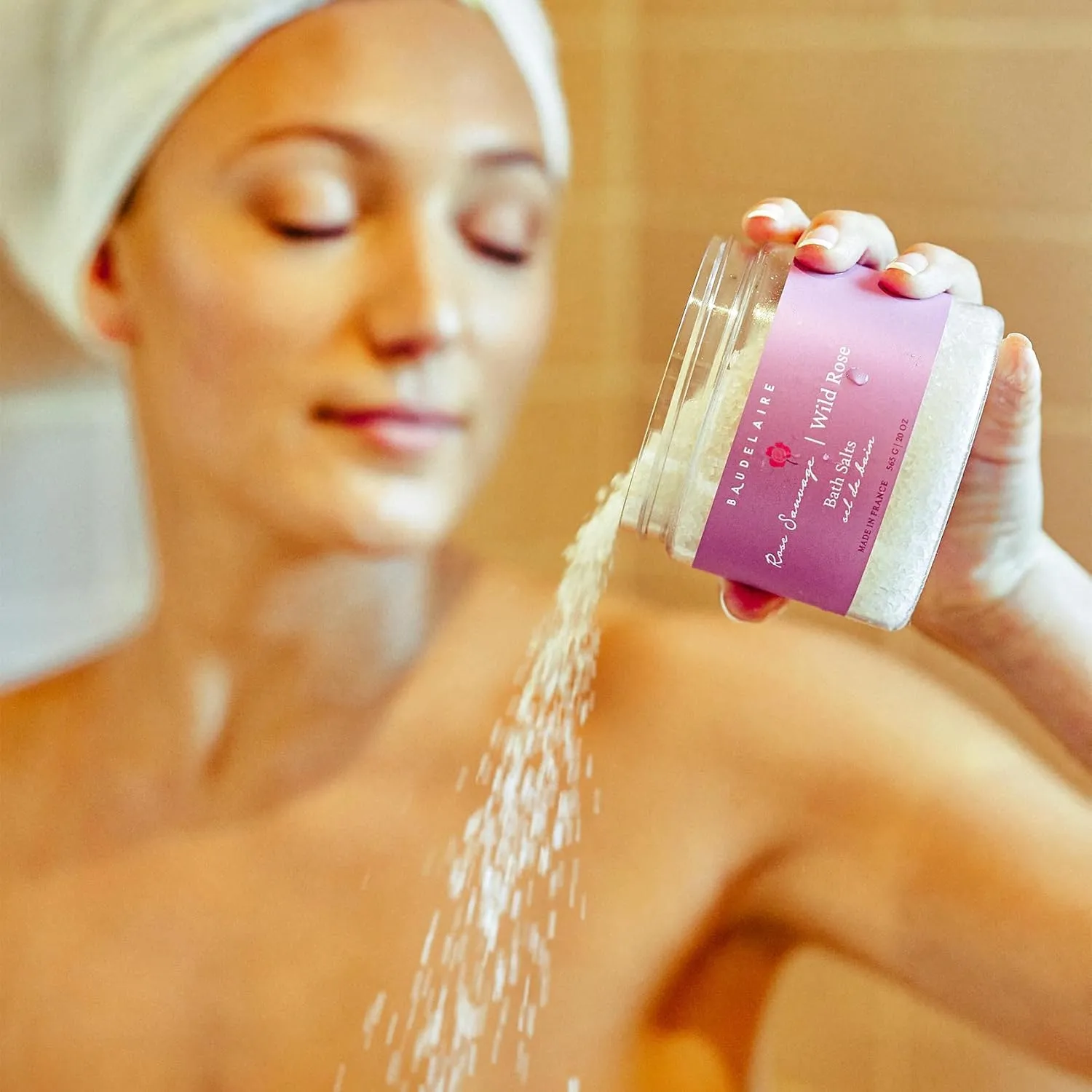 Provence Sante Relaxing Bath Salt - Luxury and Soothing Soak - Calming Lavender Scent - Made in France - 20 Oz