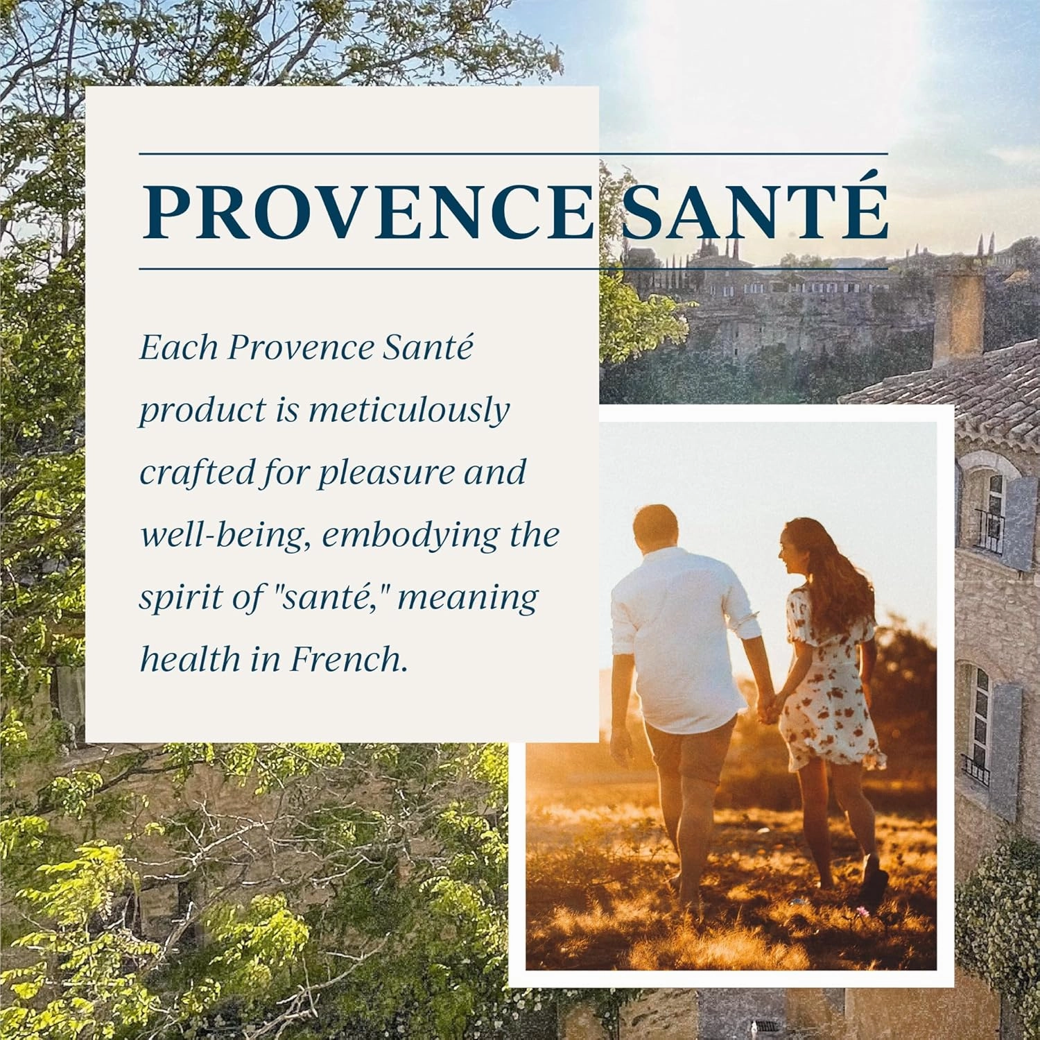 Provence Sante Eau de Toilette Spray - Luxury Long-Lasting Fragrance - Lavender Scent - Elegant Perfume Gift - Made in France - 3.5 Oz