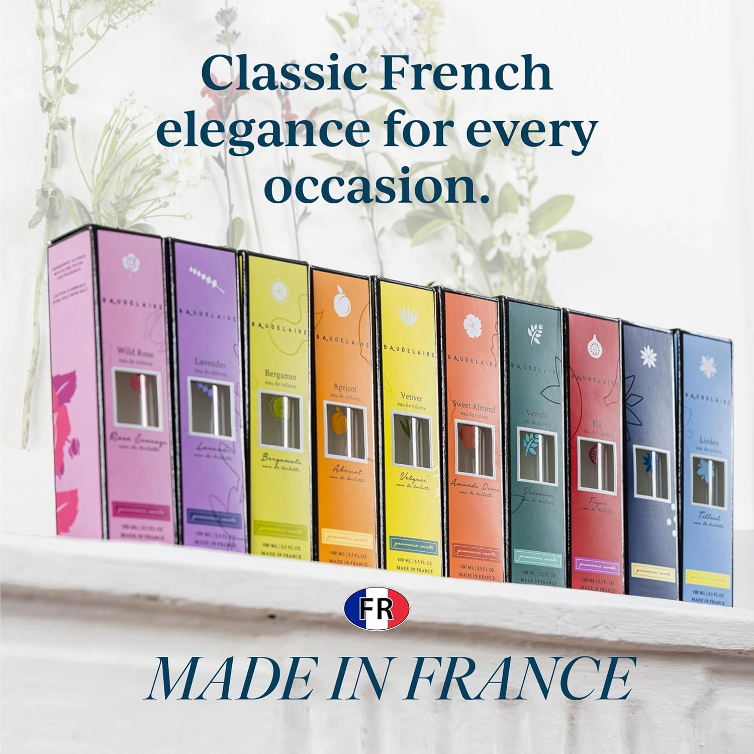 Provence Sante Eau de Toilette Spray - Luxury Long-Lasting Fragrance - Lavender Scent - Elegant Perfume Gift - Made in France - 3.5 Oz