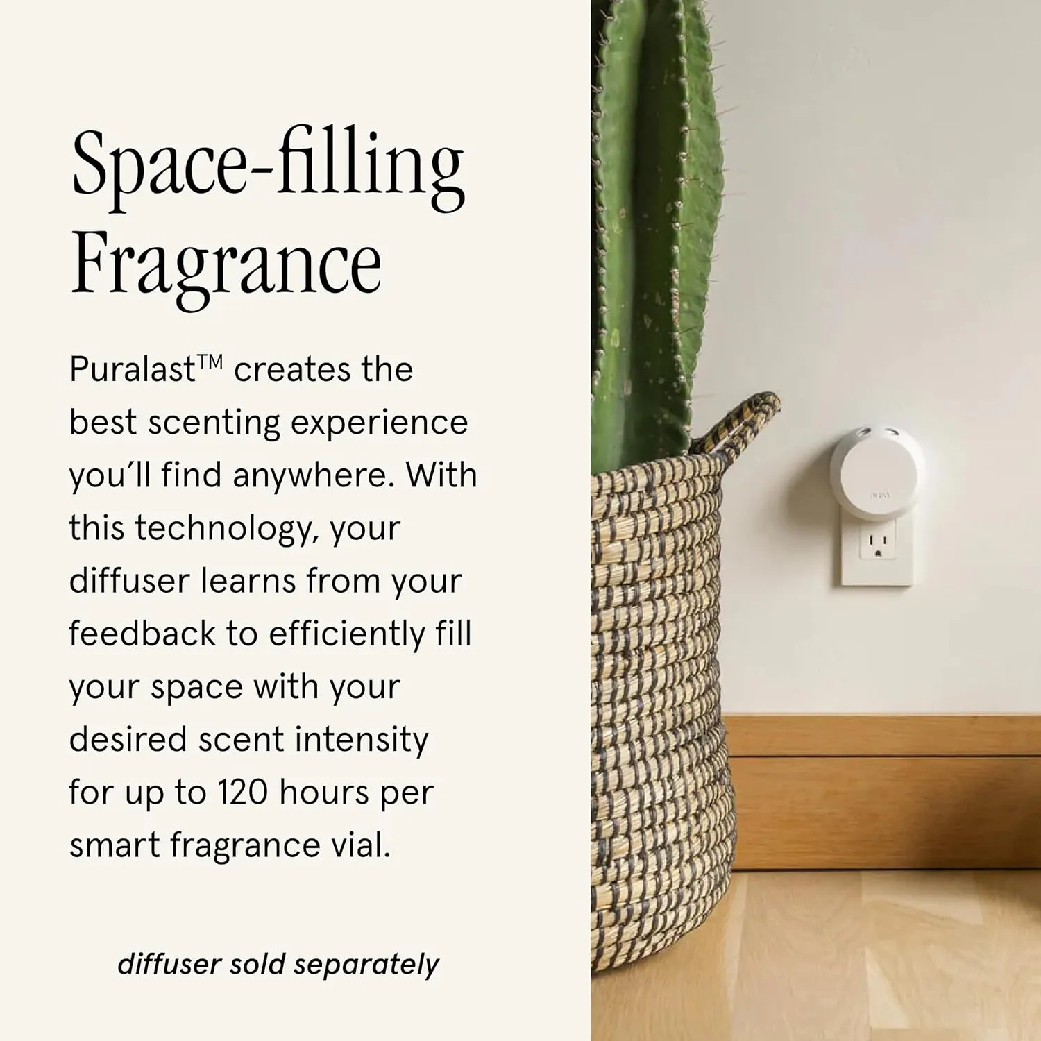 Pura & K. Hall Designs Home Scent Refill - Smart Home Air Diffuser - Up to 120-Hours of Premium Fragrance per Refill - Household Essential - Clean Diffuser Fragrance - 2 Pack, Washed Cotton