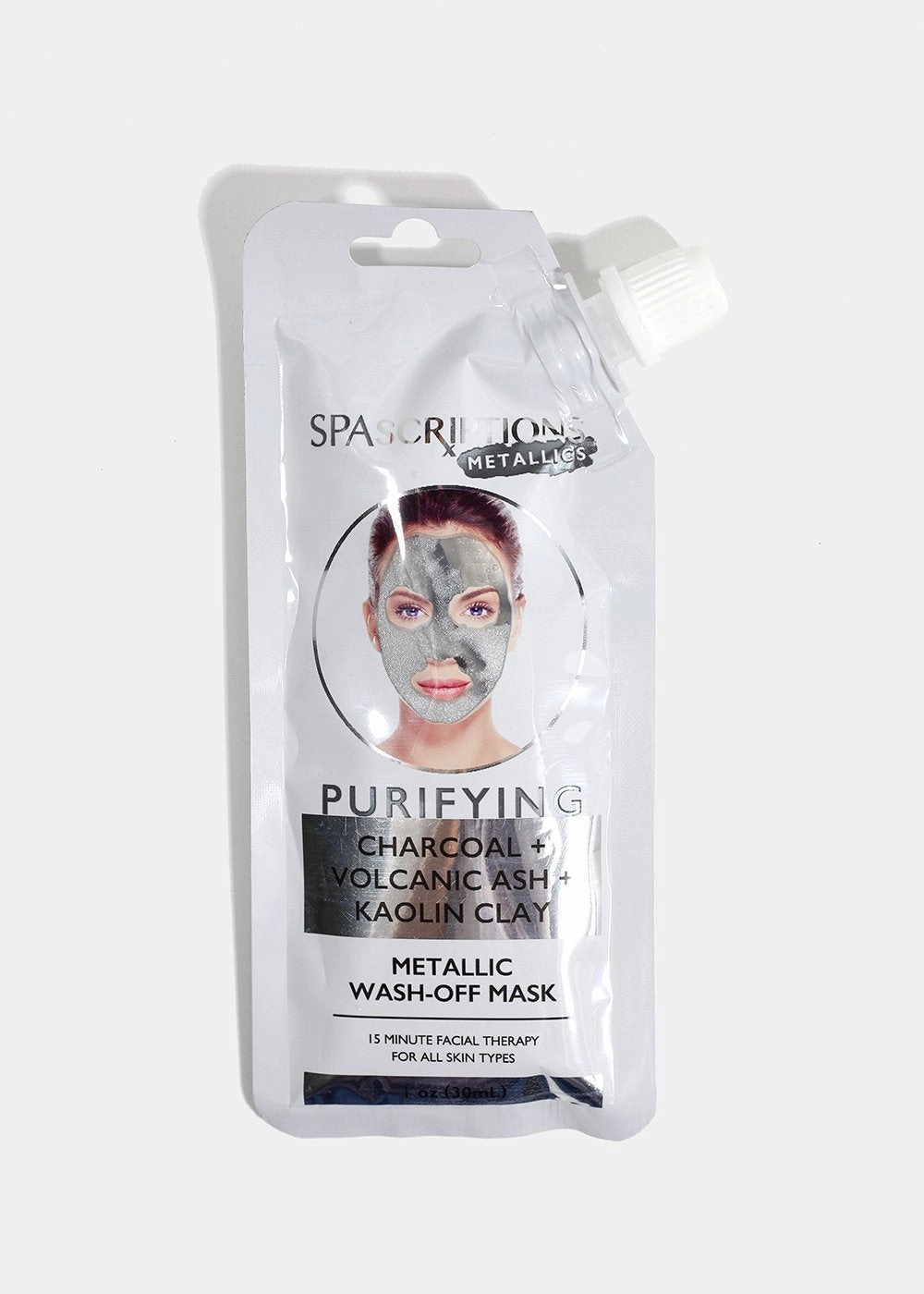 Purifying Charcoal Metallic Wash Off Mask