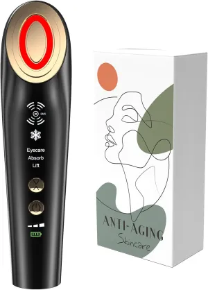 Radio Frequency Skin Tightening Machine for Face - Facial Neck Anti-Aging Device Microcurrent Lifting Massager Wrinkle Reduction Firming, and Toning - Advanced Technology for Aging Issues