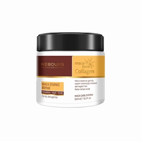 REBOURS Collagen Hair Treatment Masks – Deep Conditioning Treatment for Dry & Damaged Hair – Argan Oil & Natural Ingredients – Moisturizing & Repairing Hair Care – 16.9 fl oz