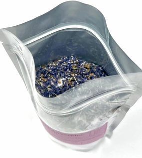 Relaxing Lavender Epsom Salt with Lavender Buds, Bath Soak 100% Epsom Salt, 2 Pound Bag Naturally Scented Oils, USA Sourced and Packaged, Resealable Bag for Freshenss
