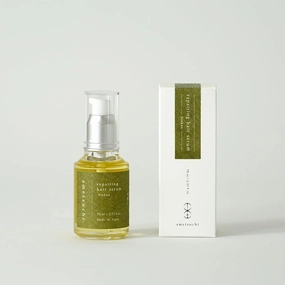 Repairing Hair Serum with Hinoki, Lightweight Oil, Revitalizes Dry or Damaged Hair and restores Shine, Made in Japan