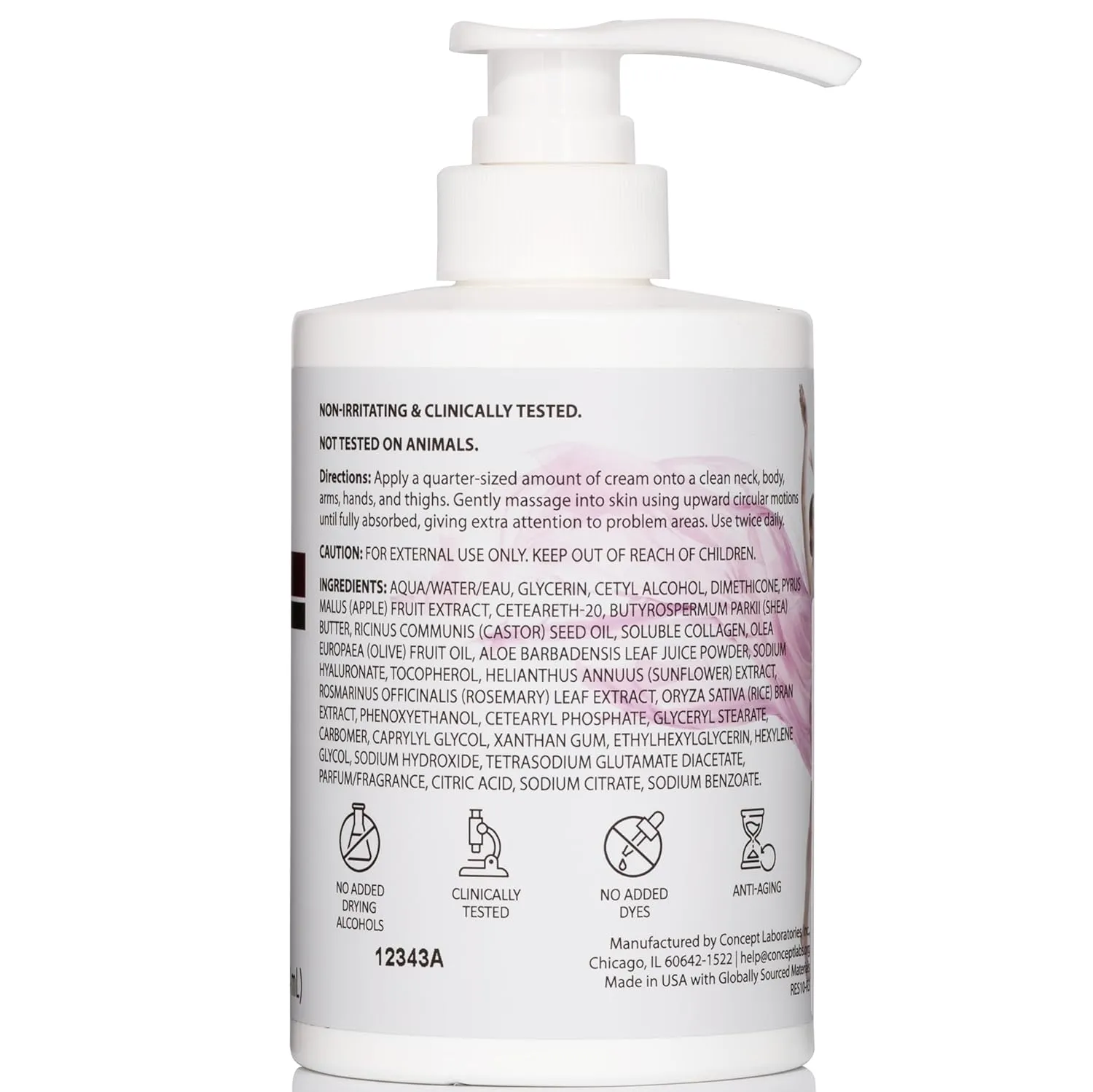 Reshape  Crepey Skin Treatment Cream Wrinkle Smoothing Lotion Anti Aging Skin Care Moisturizer For Face, Arms, Neck, & Body W/Collagen & Hyaluronic Acid To Plump Sagging Skin, 15 Fl Oz (Pack of 2)