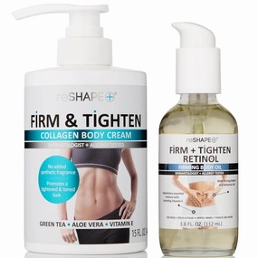 Reshape  Collagen Firming Cream   Retinol Firming Body Oil Set