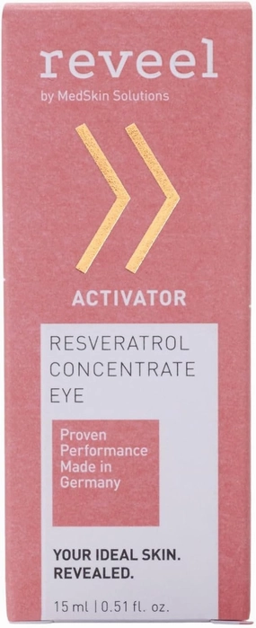 Resveratrol Concentrate Eye – Multi-Active Anti-Aging Eye Cream Reduces fine Lines and Wrinkles with Hyaluronic Acid & Shea Butter for Women & Men, 10 ml