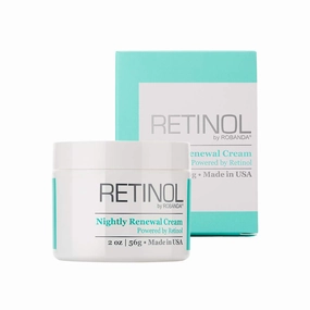 Retinol Nightly Renewal Cream │ All in One Age Repairing Night Cream Targets Wrinkles and Fine Lines