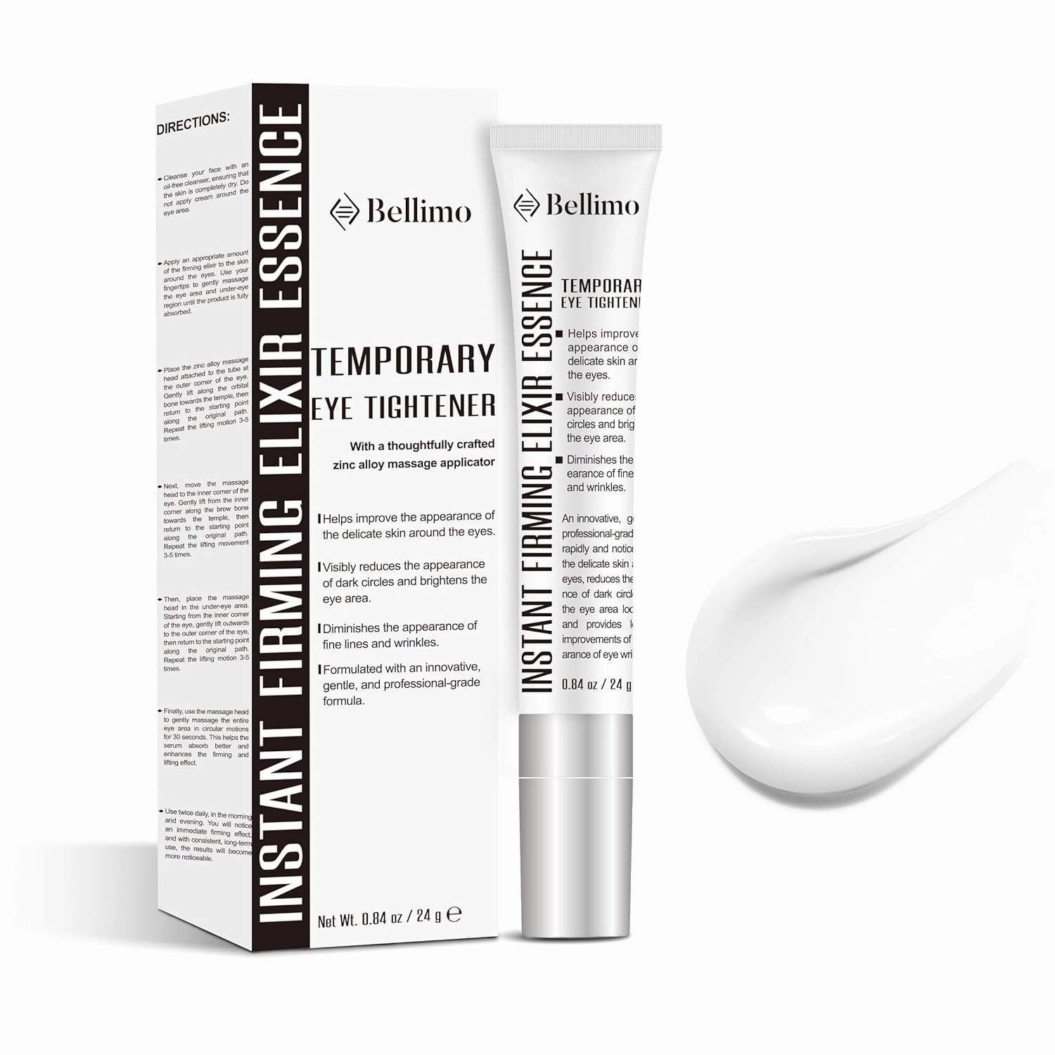 Revitalizing Under Eye Cream, Natural and Organic Eye Serum for Contorno de Ojos to Enhance Skin Fullness and Soften Fine Lines, Infused with Hesperidin and Vitamin C for Radiance