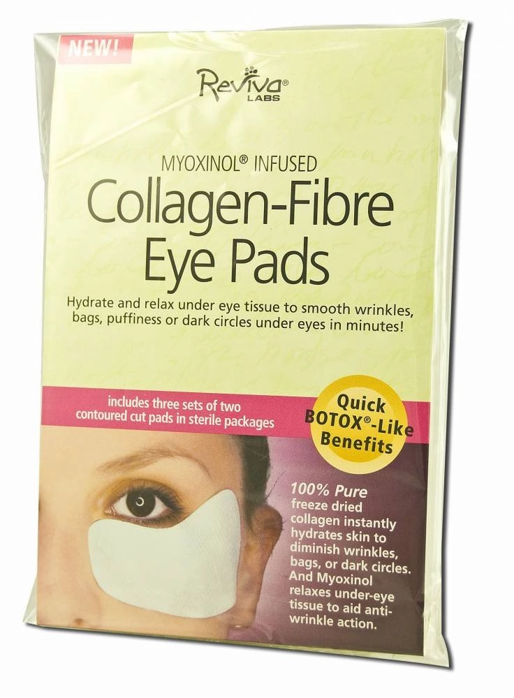 REVIVA LABS Collagen Fibre Eye Pads, 6 CT