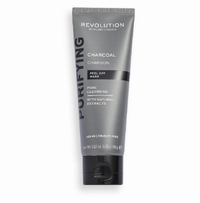 Revolution Skincare Purifying Charcoal Peel Off Mask Pore Cleansing with Natural Extracts