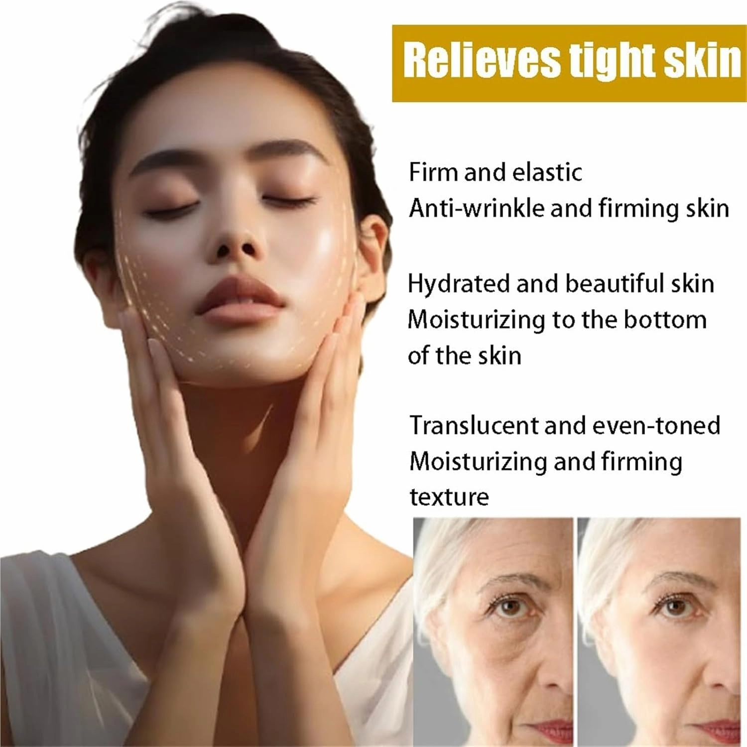 Rightfavour New Instant Skin Essence Collagen Set, Spiral Peptide Deer Bone Collagen Essence Kit, Long-Lasting Moisturizing and Firming(3Sets)