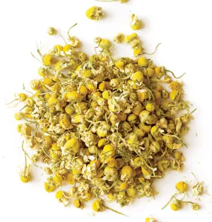 Rishi Tea Golden Chamomile Blossoms Herbal Tea - Organic, Caffeine Free Loose Leaf, Sleep Friendly & Calming Pure Botanical Infusion - 8.81 Ounces, 62  Servings