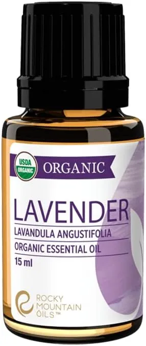 Rocky Mountain Oils Organic Lavender Essential Oil - Aromatherapy Essential Oils for Diffuser, Topical, and Home - 15ml
