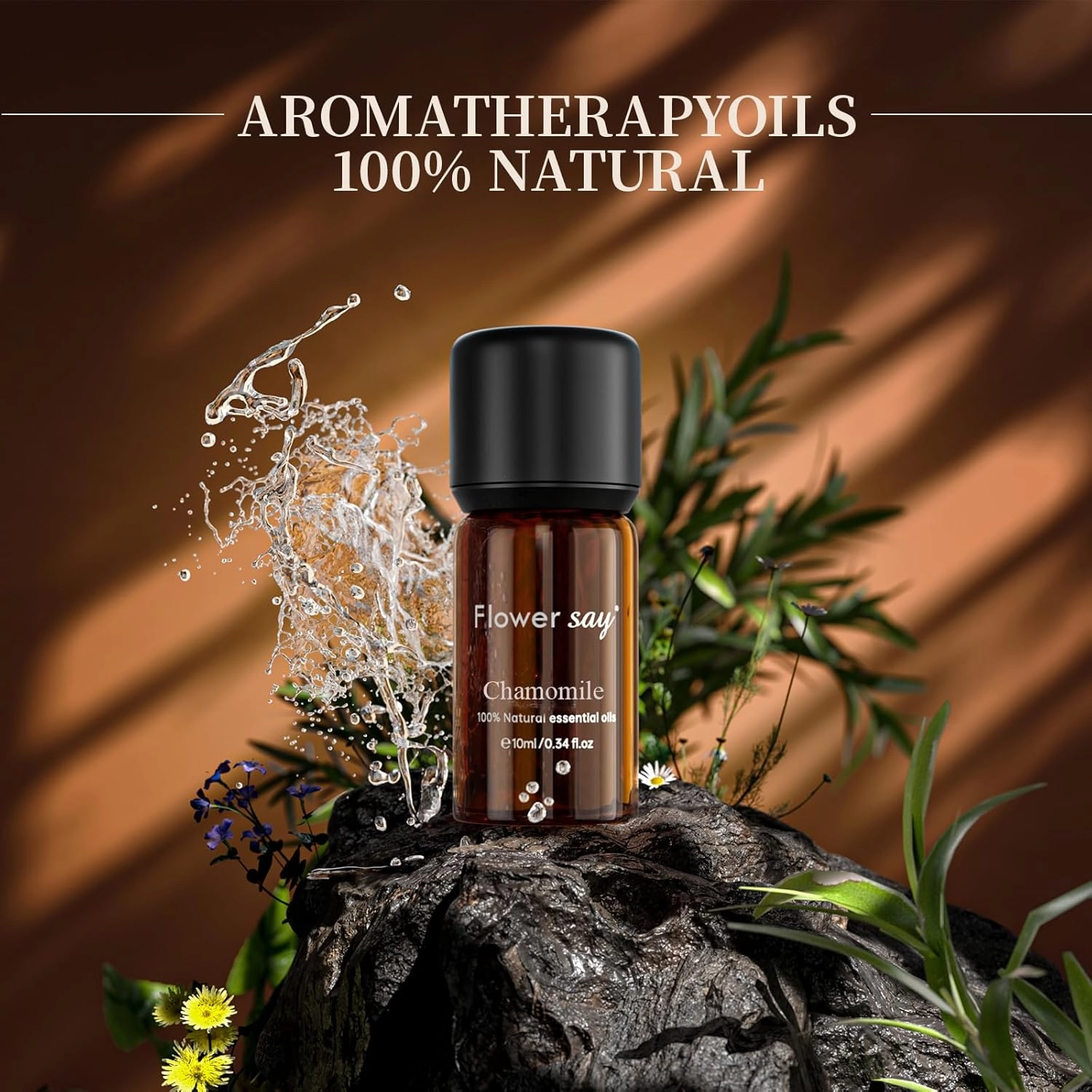 Roman Chamomile Essential Oil 10ml – 100% Pure, Undiluted, Natural Therapeutic Grade Oil for Diffuser, Relaxation, Sleep, Skin, Hair Care