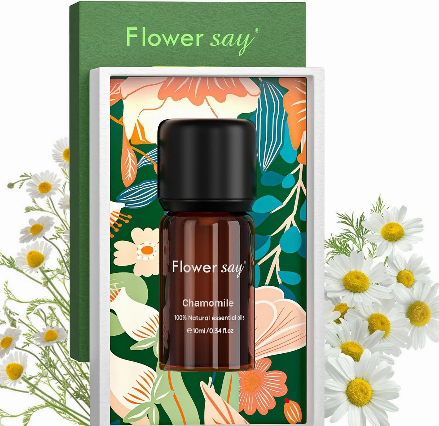 Roman Chamomile Essential Oil 10ml – 100% Pure, Undiluted, Natural Therapeutic Grade Oil for Diffuser, Relaxation, Sleep, Skin, Hair Care