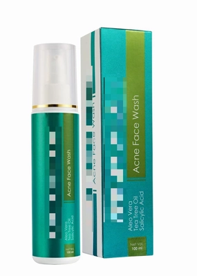 Salicylic Acid Face Wash | 2% Salicylic Acid Face Wash for Oily Skin | Anti Acne Face Wash with Tea Tree Oil, Aloe Vera for Acne Control and Hydration | AHA BHA face wash for Men and Women 100ml