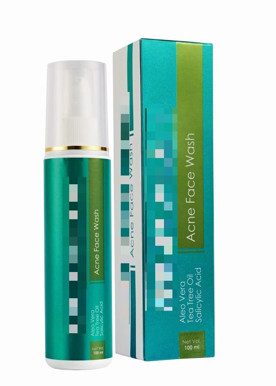 Salicylic Acid Face Wash | 2% Salicylic Acid Face Wash for Oily Skin | Anti Acne Face Wash with Tea Tree Oil, Aloe Vera for Acne Control and Hydration | AHA BHA face wash for Men and Women 100ml