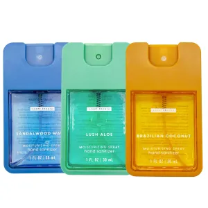 Scent Land Power Mist Hydrating Hand Sanitizer Spray | Summer Fun Trio, New 2025 (Sunshine Trio)