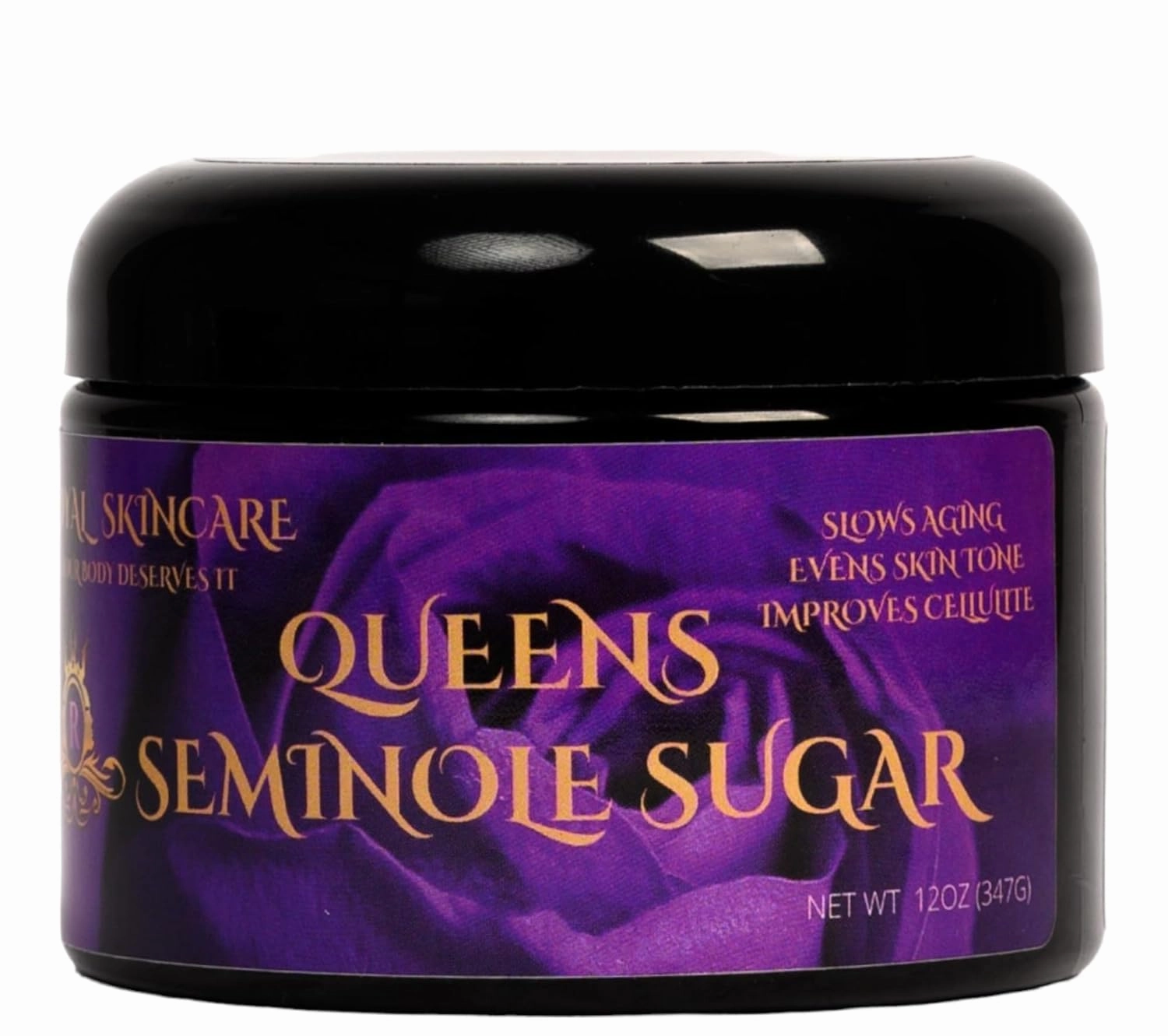 Seminole Sugar, Royal Skincare Premium Body Butter for Women, Hydrating and Firming Skincare for Dry Skin, Cellulite, Stretch Marks, or Uneven Tone, Restores Soft Supple Firmness, 8 oz, 12 oz. (12oz)
