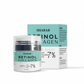 SHABABCollagen Ratinol Cream anti agin & firming g. wrinkle,s removal,brightening,anti Moisturzing Day and Night face cream for Women,s and Men All skin New (packaging) (1.69fl.oz)