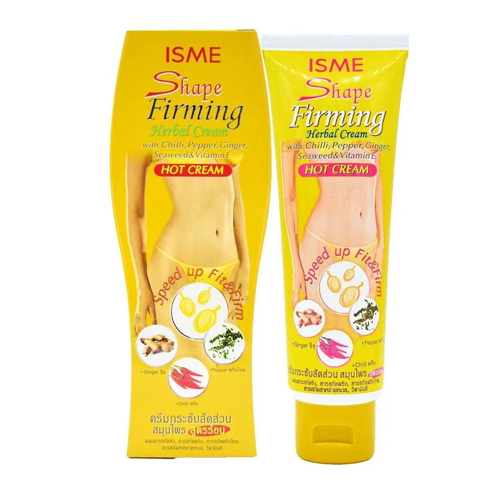 Shape Firming Herbal Cream Body Slimming HOT Cream Anti-cellulite Fat 120 Ml. by Isme