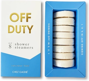 Shower Steamers Aromatherapy (Set of 8) – Vegan, Cruelty-Free, Made in USA – Paraben, Sulfate & Phthalate-Free – Choose Your Scent – Stress Relief (Off Duty - Coconut Lime)