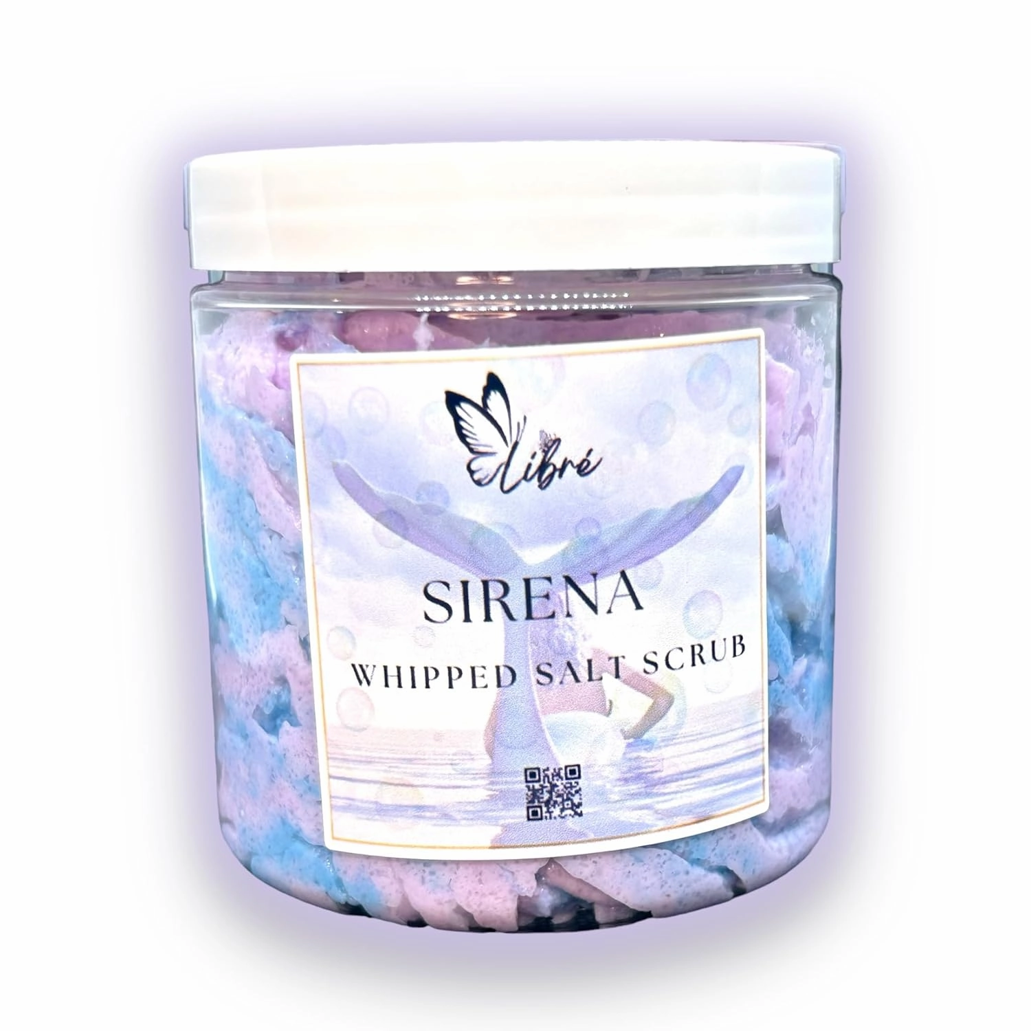 Sirena: Mermaid Salt Scrub Pineapples, Mangos, Citrus, Sea Minerals, Agave, Coconut Milk and Florals (10oz)