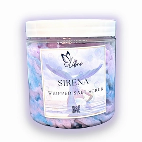 Sirena: Mermaid Salt Scrub Pineapples, Mangos, Citrus, Sea Minerals, Agave, Coconut Milk and Florals (10oz)