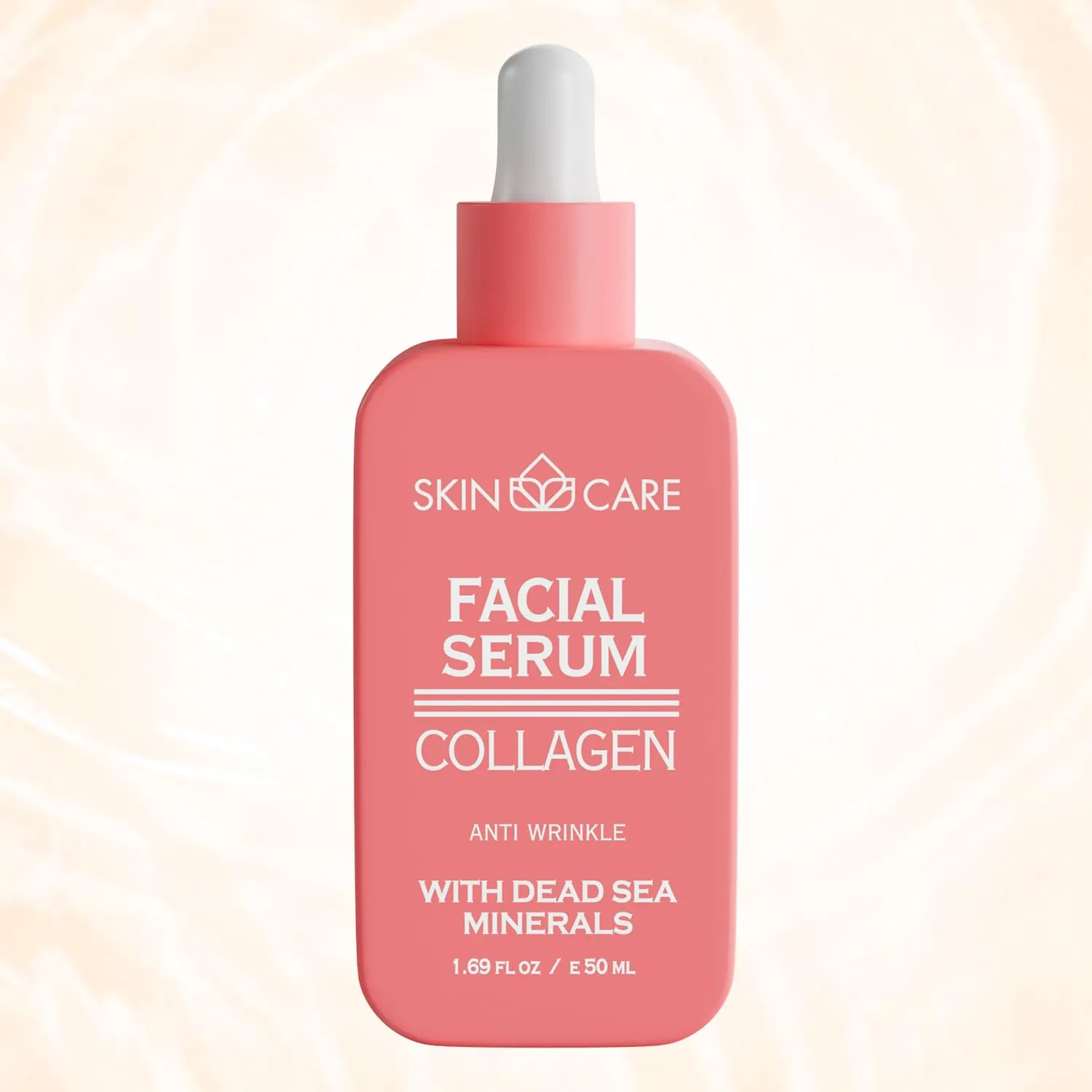 Skin Care Collagen Serum - Rejuvenates Moisturizes Nourishes and Soothes Face - Enriched with Dead Sea Minerals for All Skin Types - Hydrating Facial Care Treatment 1.69 fl.oz