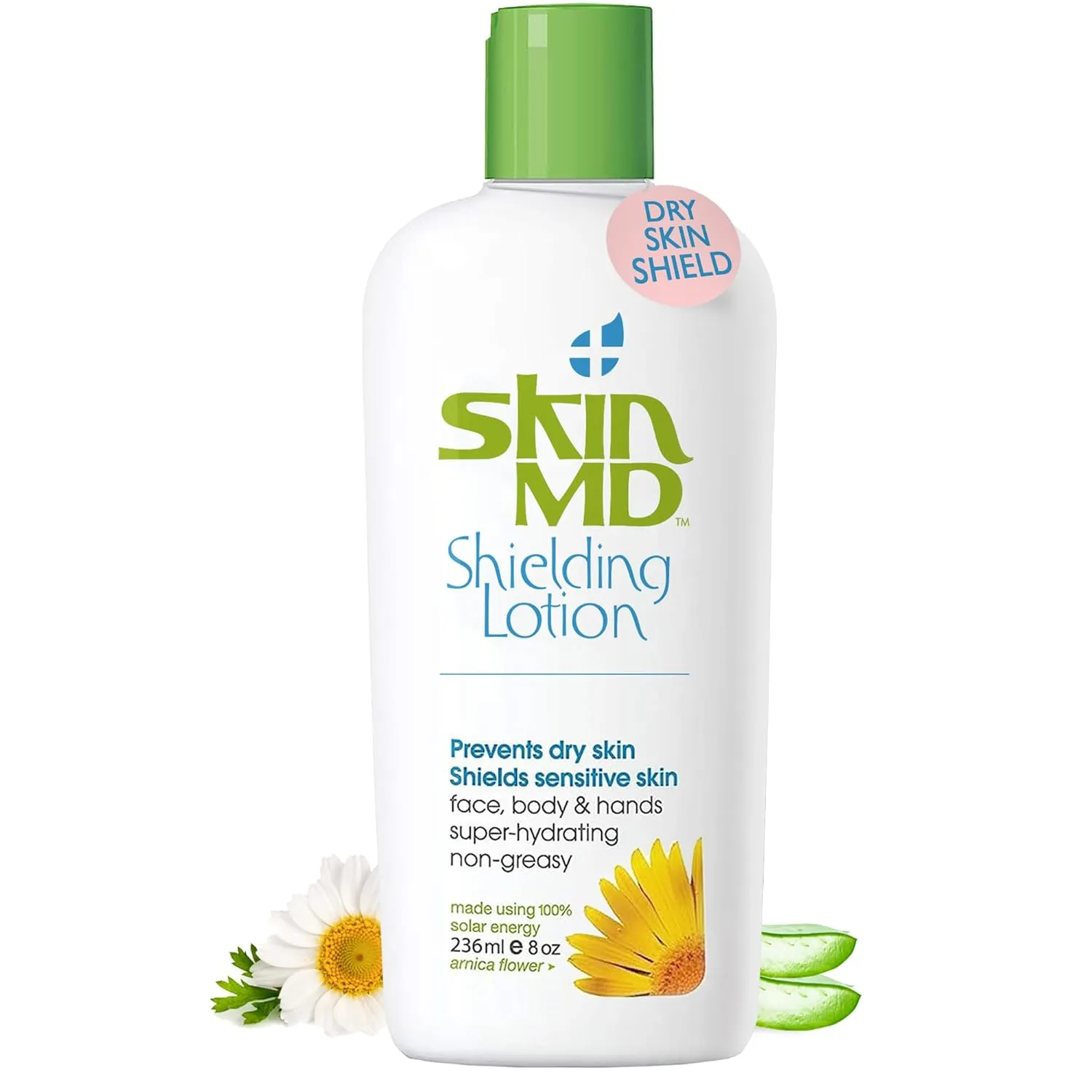 Skin MD Shielding for Face and Body, Relief for Irritated and Itchy Skin with Psoriasis (8 Ounce)