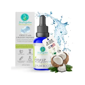 Skin Perfection Uplevity Anti-aging Tightening Peptide Serum Booster Firming Peptide Increase Elasticity Add To Any Moisturizer for Added Effectiveness Against Sagging Acetyl Tetrapeptide-2