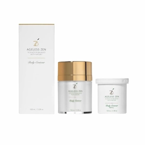 Skin Tightening Cream For Body (3.38 FL Oz) With Free Refill (3.38 FL Oz) - Hydrates, Targets Wrinkles & Sagging For Smoothing, Toning - Firming Body Cream - Body Tightening Cream