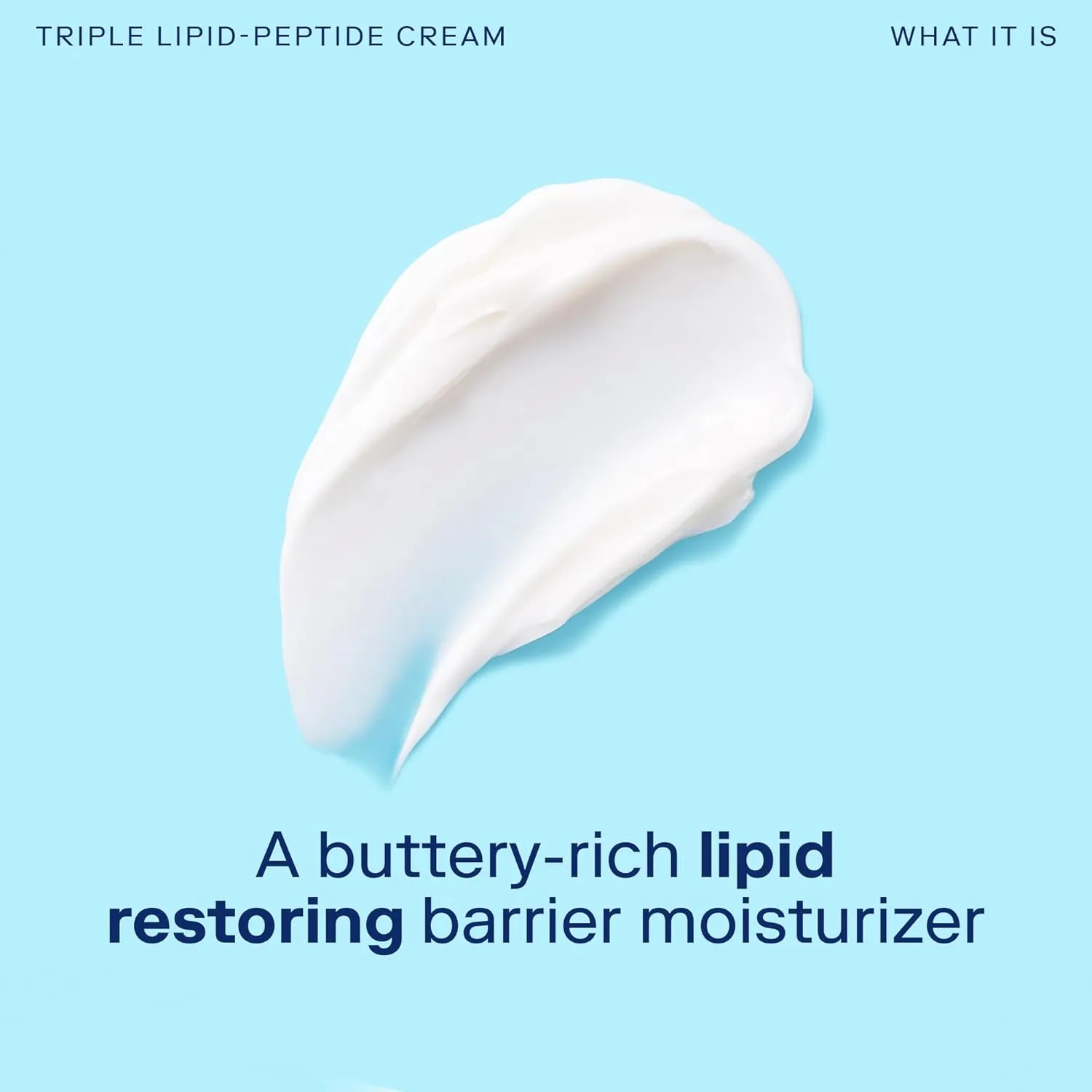 Skinfix Barrier  Triple Lipid-Peptide Cream: Enriched with Lipids, Peptides, Hyaluronic Acid, and Shea Butter for Brightening, Firming, and Plumping, 1.7 oz