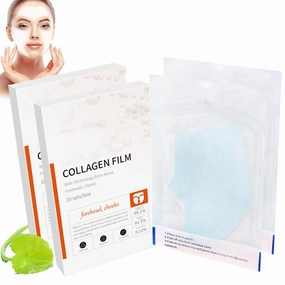 Skinifyx Hydrolyzed Collagen Patches, Skinifyx Collagen Patches, Soluble Collagen Melting Film Face, Hydrolyzed Collagen Patches Neck, Highprime Collagen Film Face Mask (2Box/20sets)