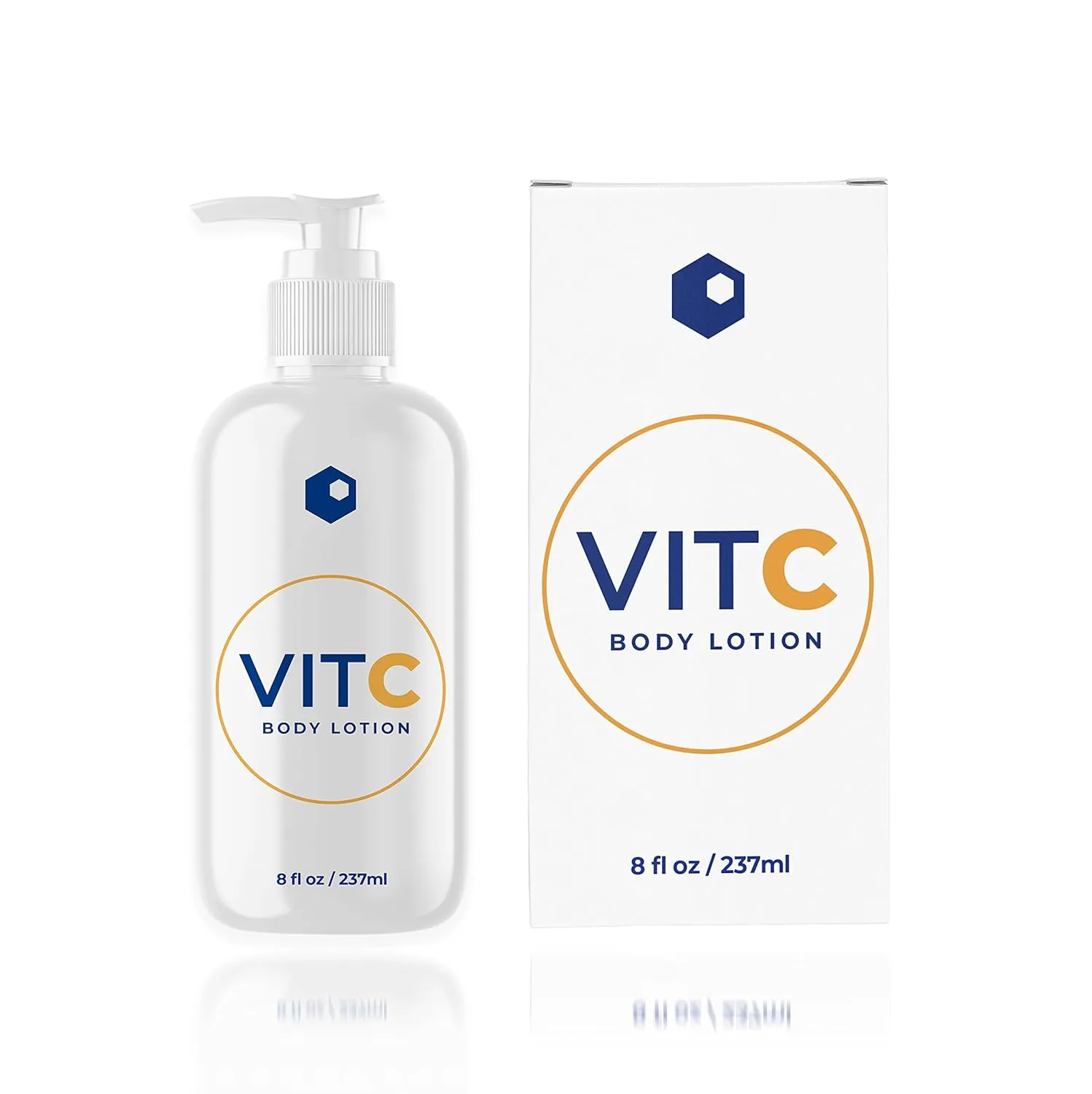 Skinlocity VIT C Body Lotion - Vitamin C Body Lotion - Reduce Fine Lines, Age Spots, Sun Damage, For Clear Bright Skin and Great for High Sun Exposure, for Optimal Skin Health, 8 Fl Oz
