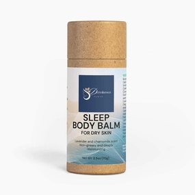 Sleep Body Balm – Nighttime Moisturizing Solid Lotion with Lavender, Chamomile & Sandalwood – Calms Skin & Promotes Relaxation – Non-Greasy, Eco-Friendly – 2oz