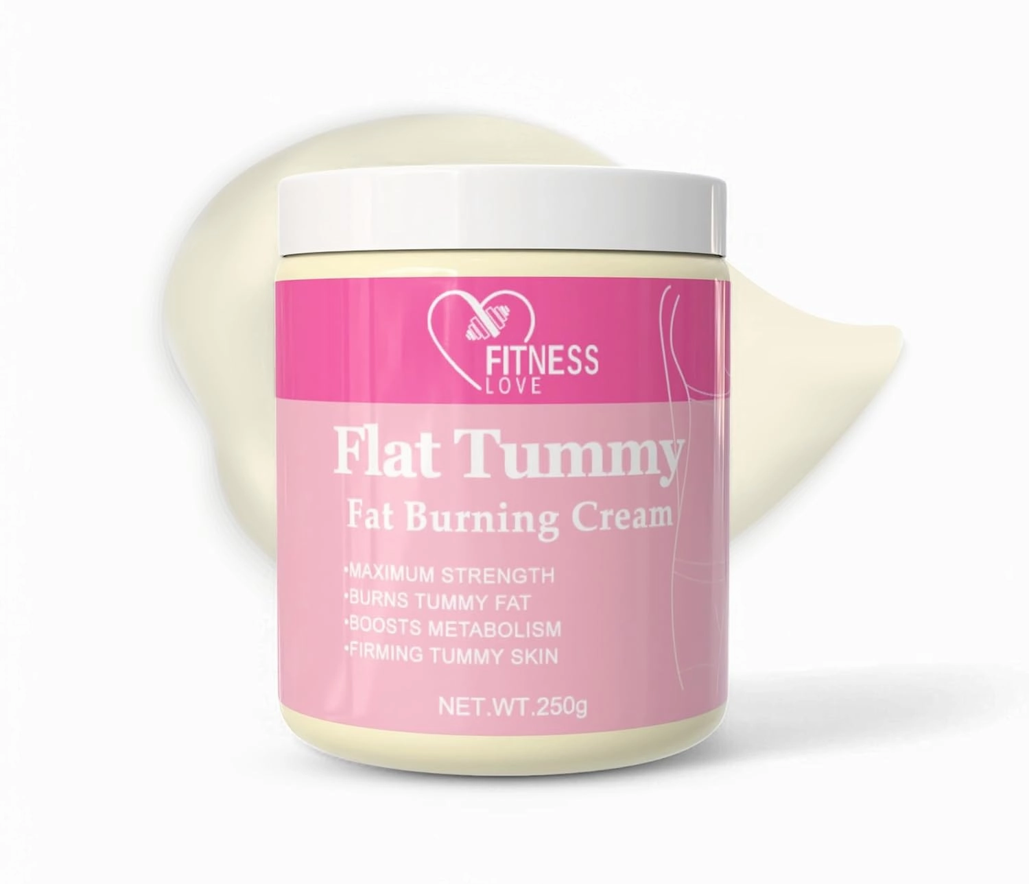 Slimming & Firming Cream for Belly and Arms – Stomach Toning Cream – Body Contouring Gel for Waist, Thighs and Abdomen – Heat-Activated for Skin Texture and Appearance